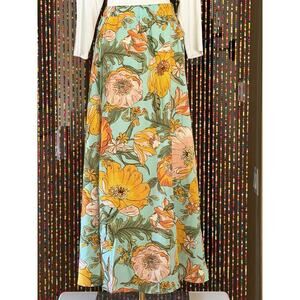 Lane Bryant Printed Maxi Skirt NWT